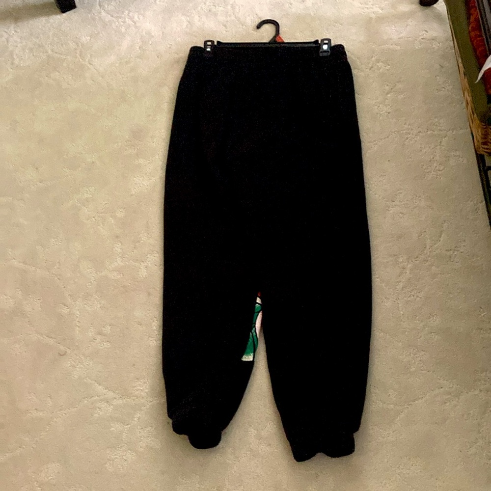 Black Red Rose Sweatpants - Picture 2 of 2